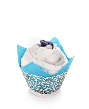 Bodýčkový muffin - modrý