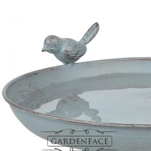 kovové ptačí pítko / koupel pro ptáčky