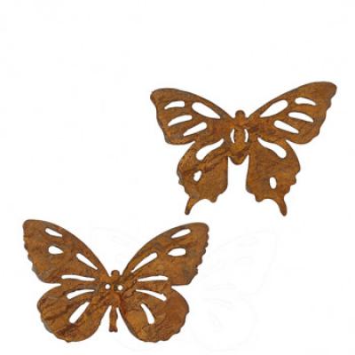 závěsný kovový motýl set dvou kusů