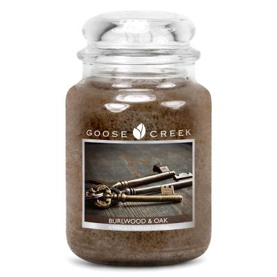 vonná svíčka GOOSE CREEK Burlwood & Oak 680g